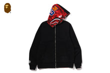 COLOR CAMO REVERSIBLE SHARK FULL ZIP HOODIE