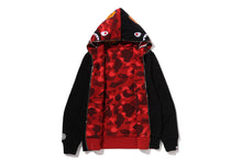 COLOR CAMO REVERSIBLE SHARK FULL ZIP HOODIE