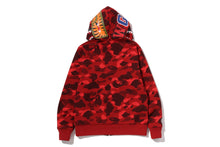 COLOR CAMO REVERSIBLE SHARK FULL ZIP HOODIE