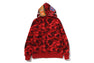 COLOR CAMO REVERSIBLE SHARK FULL ZIP HOODIE