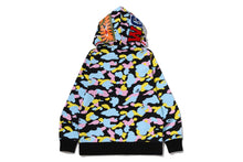 NEW MULTI CAMO SHARK FULL ZIP HOODIE