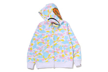 NEW MULTI CAMO SHARK FULL ZIP HOODIE