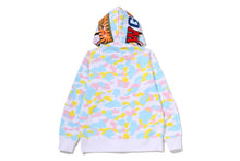 NEW MULTI CAMO SHARK FULL ZIP HOODIE