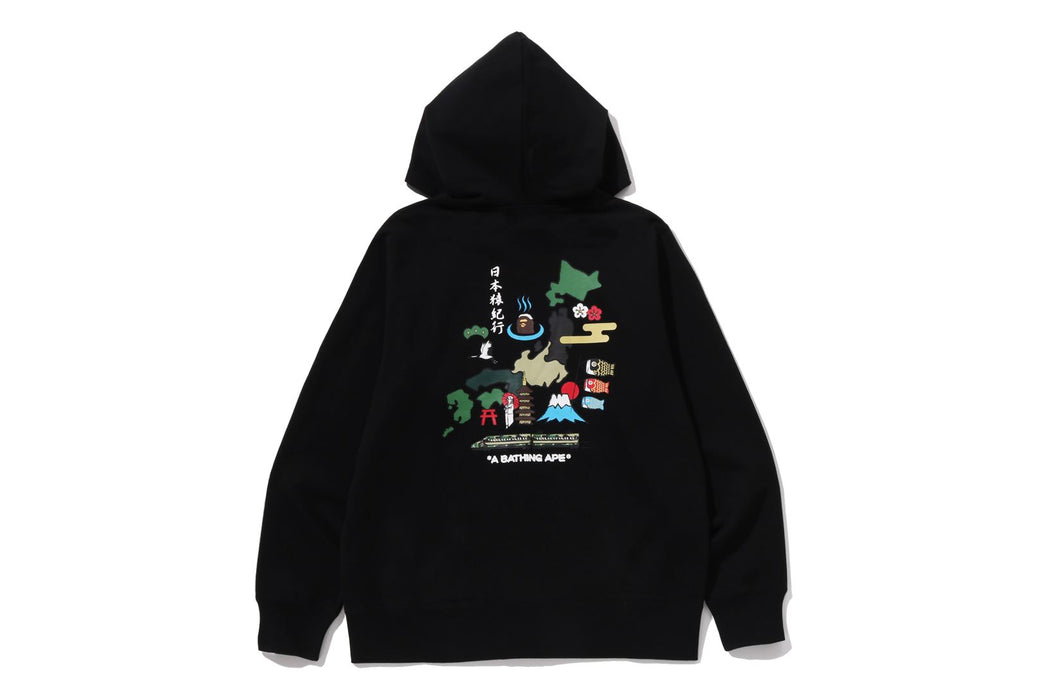 ハッピー JAPAN CULTURE ZIP HOODIE | bape.com