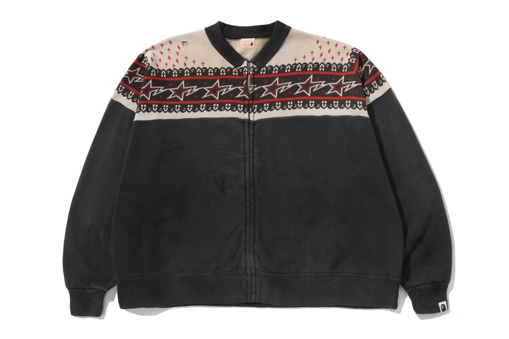 BAPE X SAINT MXXXXXX 】SWEAT JACKET | bape.com