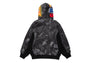 【 BAPE X CR7 LIFE 】ALL OVER PRINT LOGO RELAXED FIT SHARK HOODIE