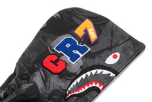 [ BAPE X CR7 LIFE 】ALL OVER PRINT LOGO RELAXED FIT SHARK HOODIE