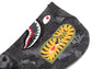 【 BAPE X CR7 LIFE 】ALL OVER PRINT LOGO RELAXED FIT SHARK HOODIE