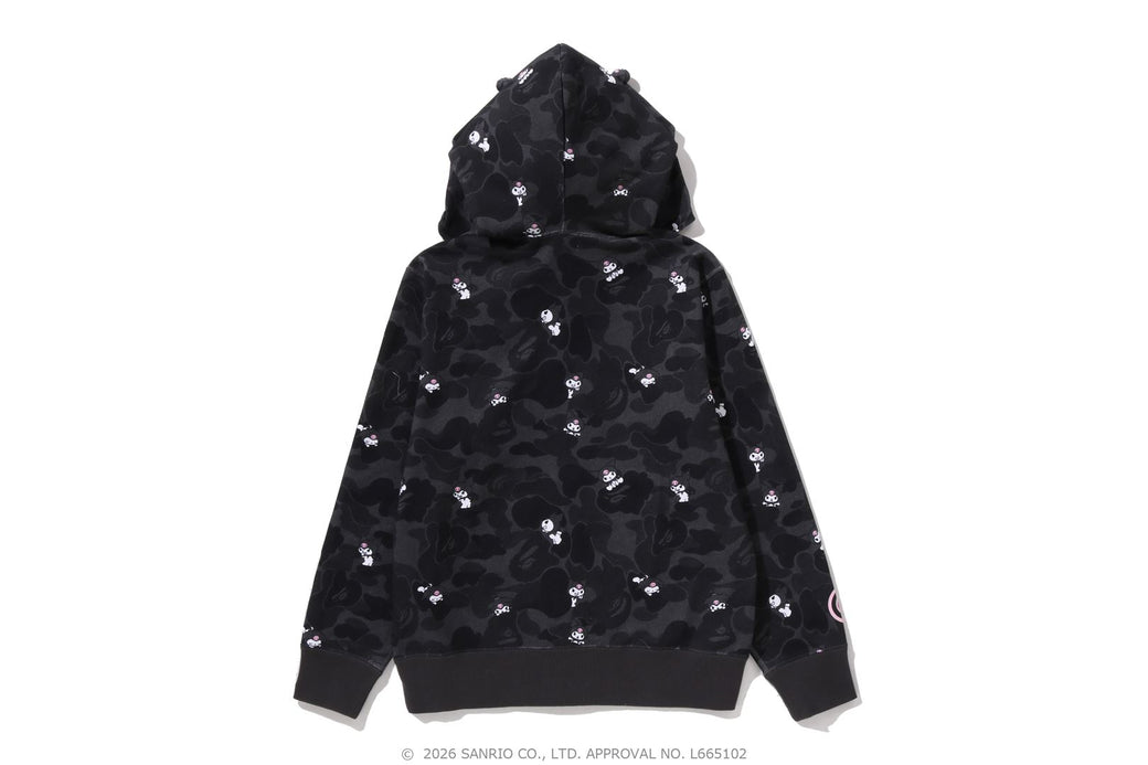 BAPE X KUROMI 】CAMO FULL ZIP HOODIE | bape.com