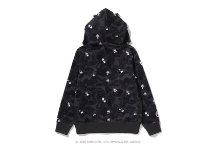 【 BAPE X KUROMI 】CAMO FULL ZIP HOODIE