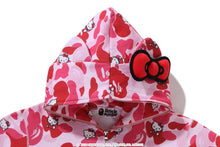 【 BAPE X HELLO KITTY 】CAMO FULL ZIP HOODIE