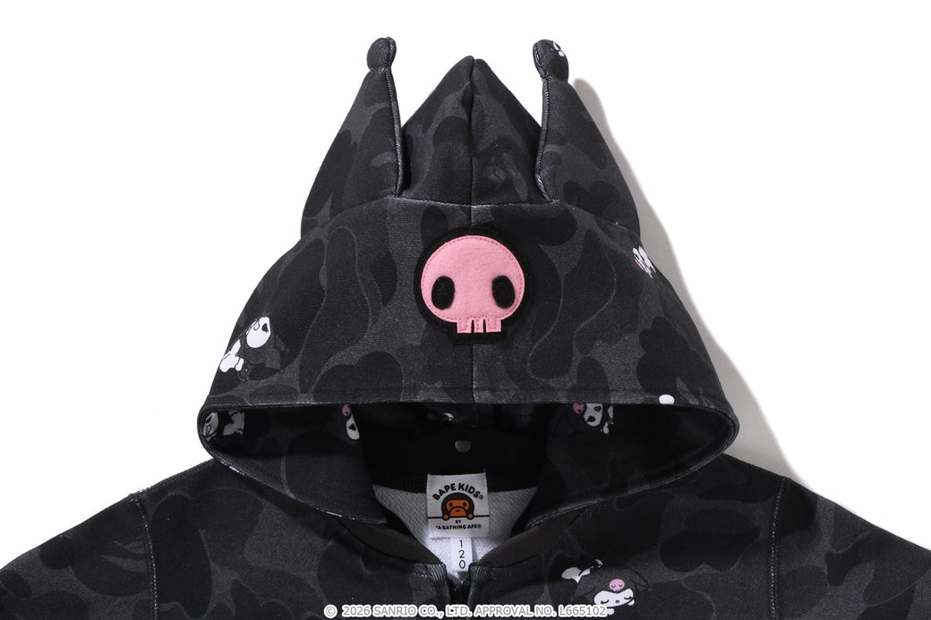 A BATHING APE クロミパーカー 2枚セット BAPE x Kuromi Camo Full Zip Hoodie - 2026