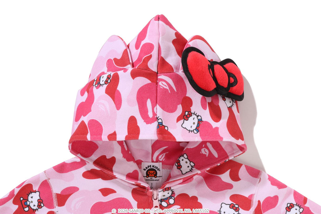 BAPE X HELLO KITTY 】CAMO ZIP HOODIE | bape.com