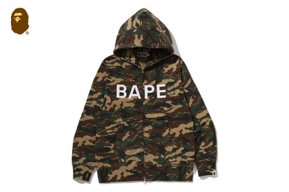 GLITCH WOODLAND CAMO FULL ZIP HOODIE