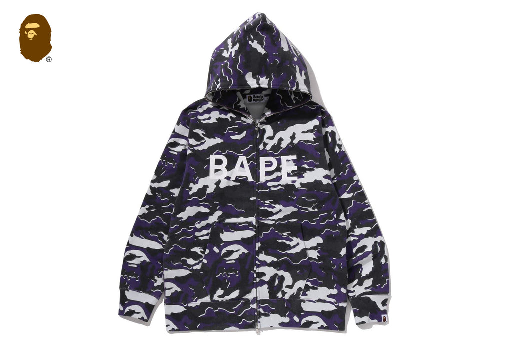 GLITCH WOODLAND CAMO FULL ZIP HOODIE | bape.com