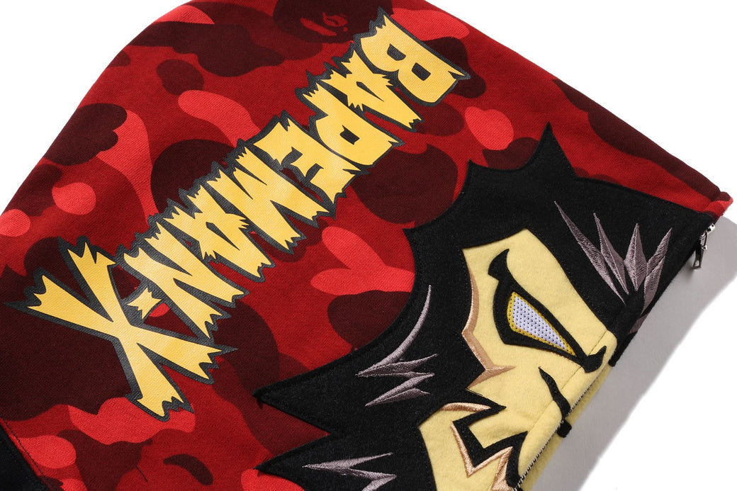 A BATHING APE フルジップパーカー XS あーめんさん専用 BAPEMAN-X FULL ZIP HOODIE | bape.com