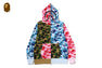 ABC CAMO CRAZY SHARK FULL ZIP HOODIE