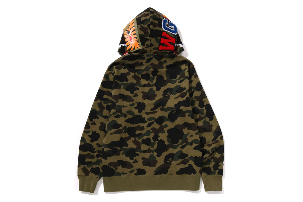 1ST CAMO SHARK FULL ZIP HOODIE | bape.com