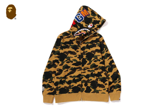 1ST CAMO SHARK FULL ZIP HOODIE