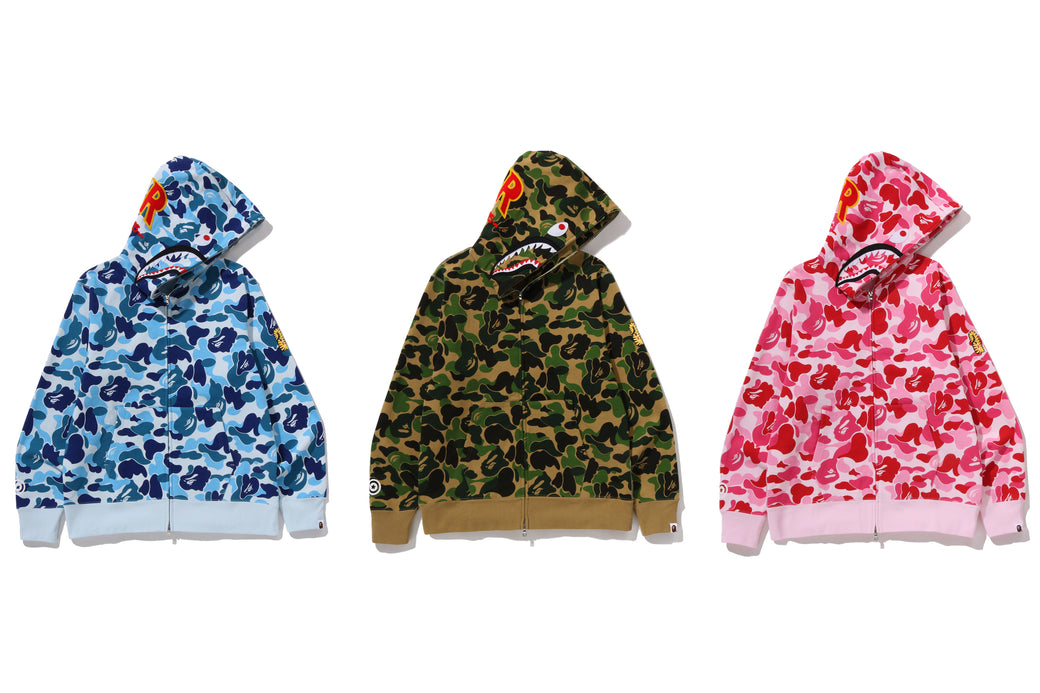 ABC CAMO 2ND SHARK FULL ZIP HOODIE | bape.com
