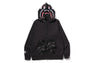 COLOR CAMO SHARK FULL ZIP DOUBLE HOODIE