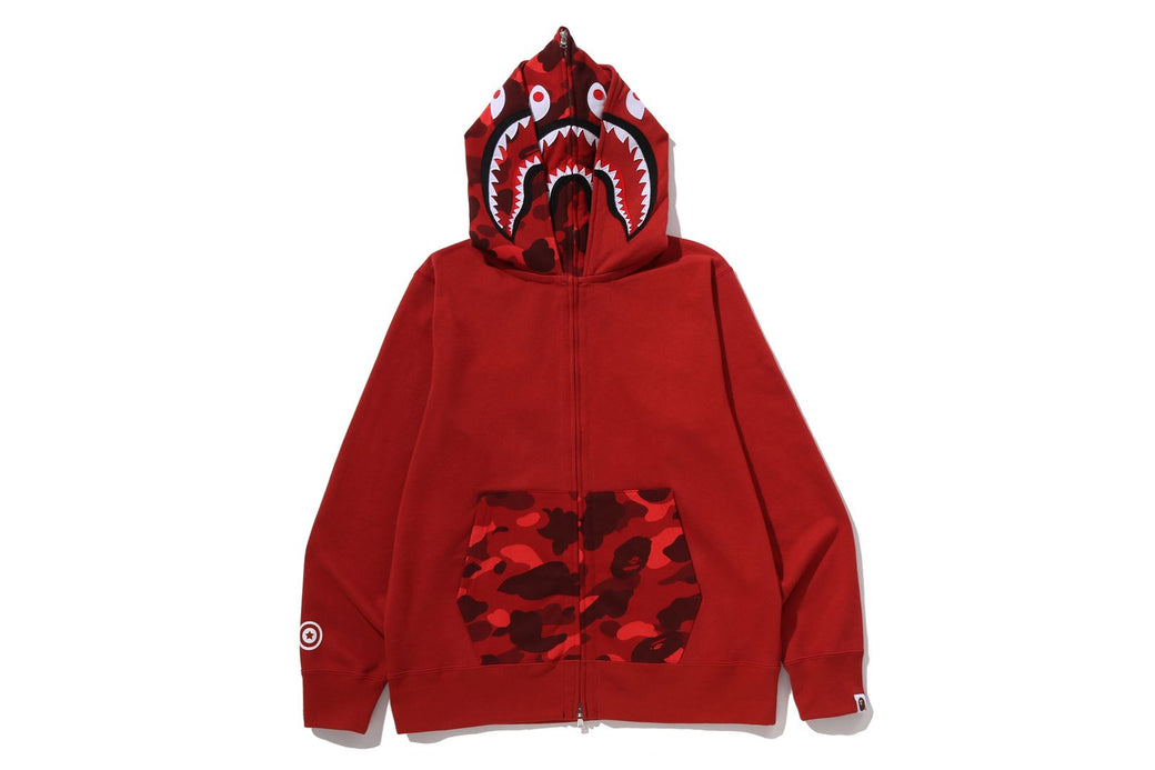 スナイパー　シャローカモフーディドライスペック2 COLOR CAMO SHARK FULL ZIP DOUBLE HOODIE | bape.com