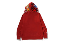 COLOR CAMO SHARK FULL ZIP DOUBLE HOODIE