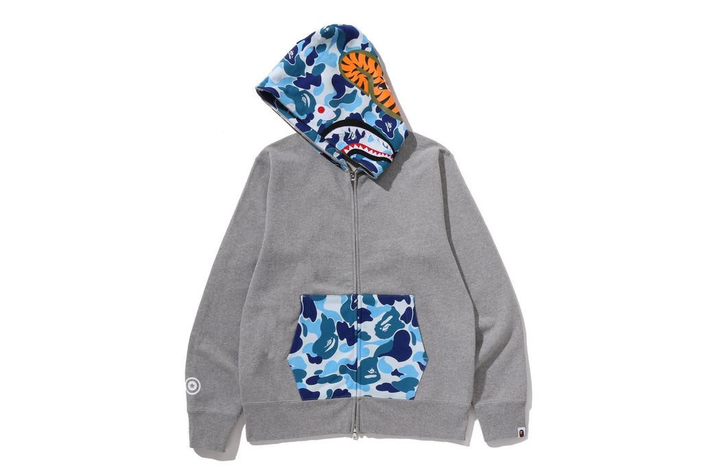 ABC CAMO SHARK FULL ZIP HOODIE | bape.com