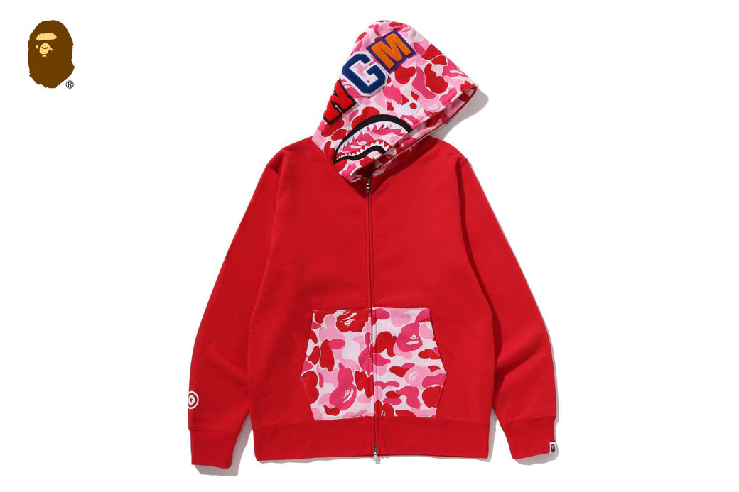 ABC CAMO SHARK FULL ZIP HOODIE | bape.com