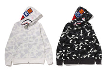 CITY CAMO SHARK REGULAR FIT FULL ZIP HOODIE