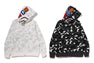 CITY CAMO SHARK REGULAR FIT FULL ZIP HOODIE