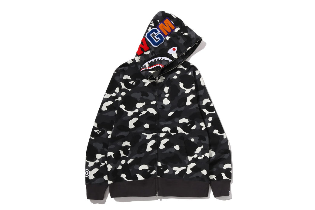 CITY CAMO SHARK REGULAR FIT FULL ZIP HOODIE | bape.com