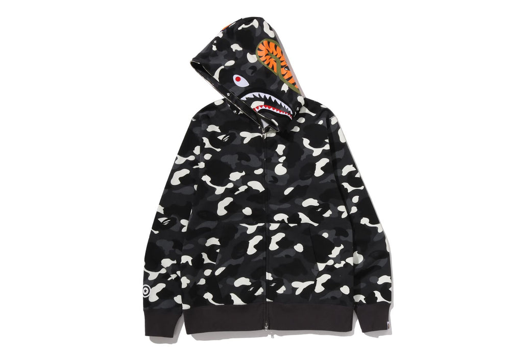 パーカー City camo tiger shark full zip CITY CAMO SHARK REGULAR FIT FULL ZIP HOODIE | bape.com