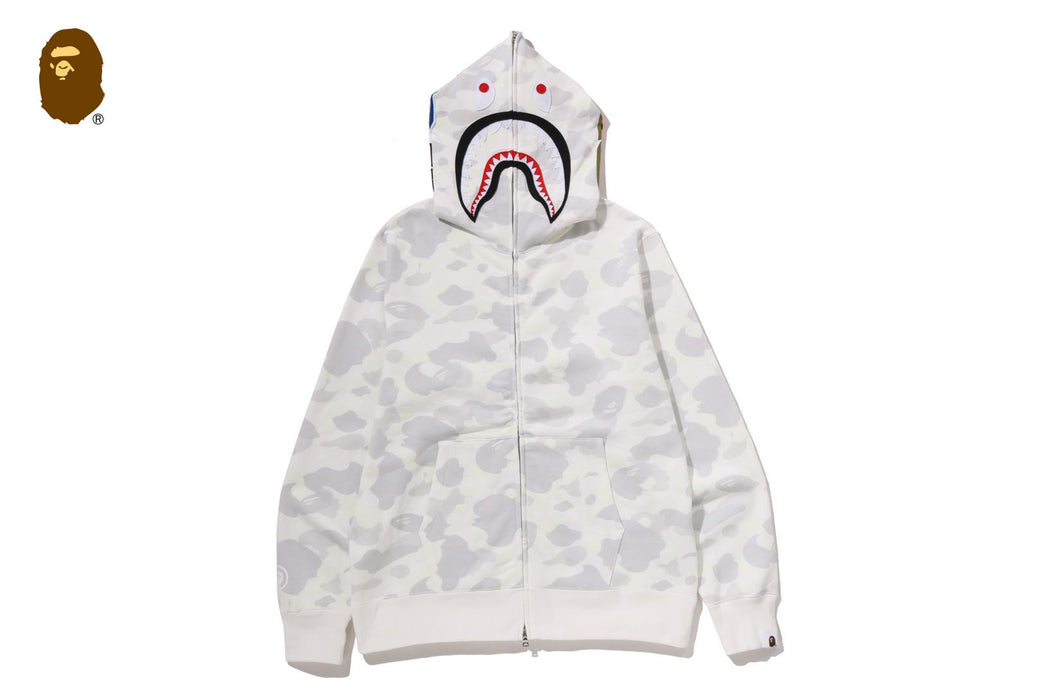 CITY CAMO SHARK REGULAR FIT FULL ZIP HOODIE | bape.com