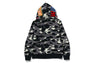 SCREEN CAMO SHARK FULL ZIP HOODIE