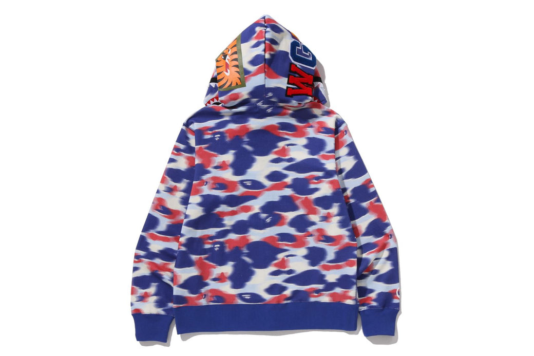 bape shark フルジップ SCREEN CAMO SHARK FULL ZIP HOODIE | bape.com