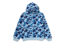 ABC CAMO HEAVY WASH CROPPED FIT ZIP HOODIE
