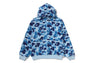 ABC CAMO HEAVY WASH CROPPED FIT ZIP HOODIE