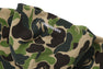 ABC CAMO HEAVY WASH CROPPED FIT ZIP HOODIE