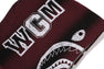 HAND DRAW FOOTBALL SHARK RELAXED FIT FULL ZIP HOODIE