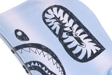 HAND DRAW FOOTBALL SHARK RELAXED FIT FULL ZIP HOODIE