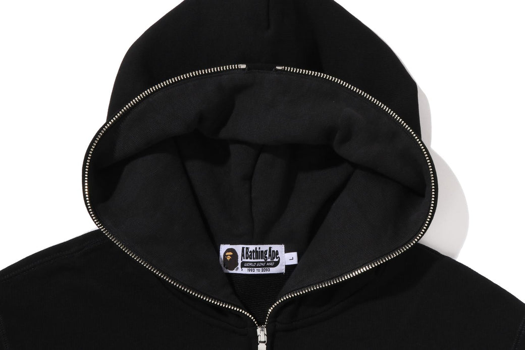 ONE POINT REGULAR FIT FULL ZIP HOODIE | bape.com