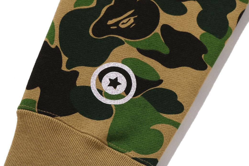 ABC CAMO CRYSTAL STONE SHARK CROPPED FULL ZIP HOODIE | bape.com