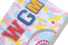 NEW MULTI CAMO SHARK CROPPED FULL ZIP HOODIE