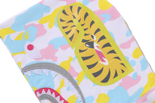 NEW MULTI CAMO SHARK CROPPED FULL ZIP HOODIE