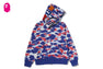 SCREEN CAMO SHARK FULL ZIP HOODIE
