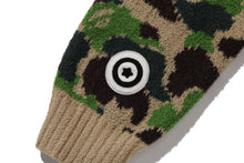 ABC CAMO TOWEL JACQUARD SHARK CROPPED FULL ZIP HOODIE