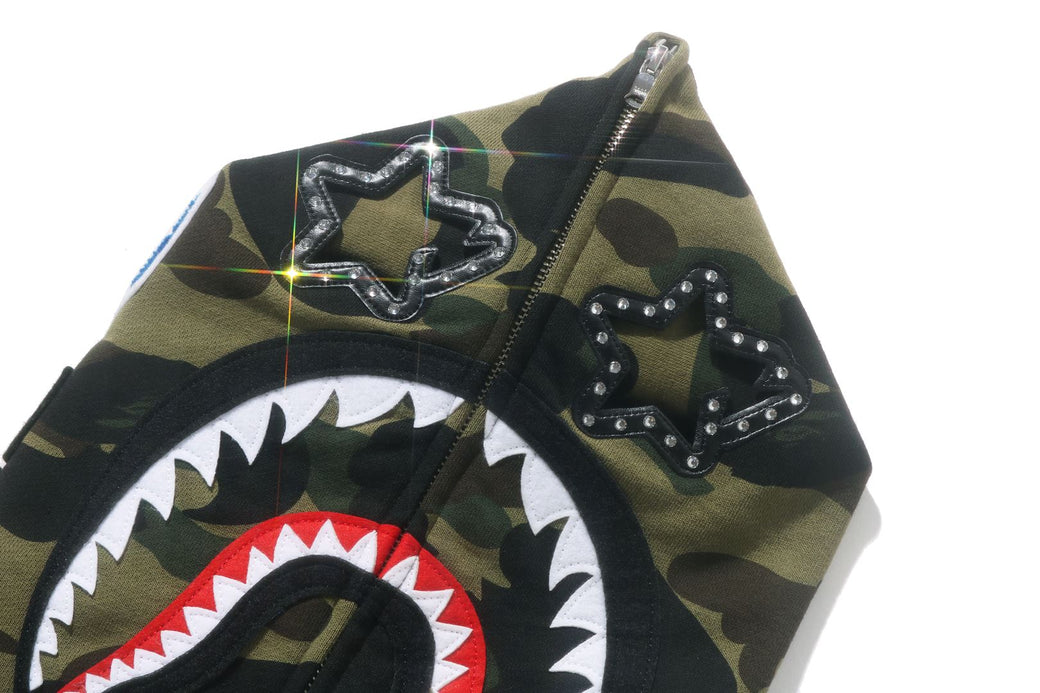 1ST CAMO SHARK FULL ZIP HOODIE | bape.com