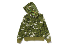 MULTI PIXEL CAMO SHARK FULL ZIP HOODIE