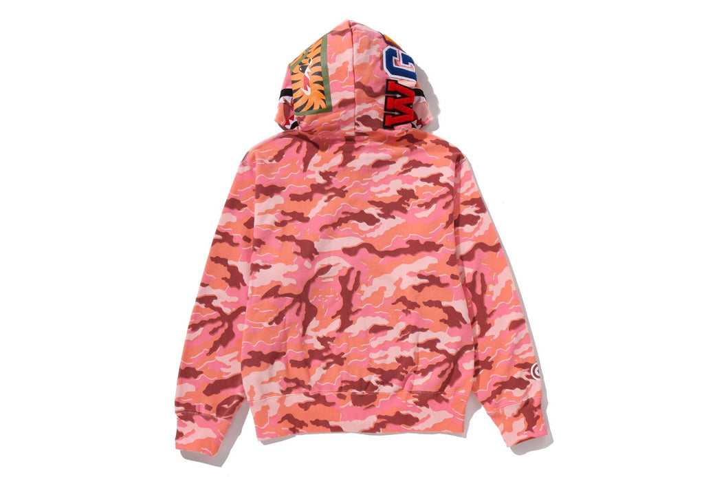 GLITCH WOODLAND CAMO SHARK FULL ZIP HOODIE | bape.com